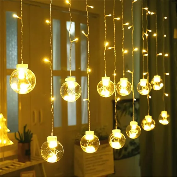 Рождественский светодиодный занавес Springos CL4045